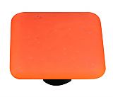 Hot Knobs Opaline 1-1/2" (38mm) Glass Cabinet Knob (Opaline Orange)