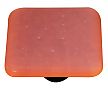 Hot Knobs Opaline 1-1/2" (38mm) Glass Cabinet Knob (Opaline Burnt Orange)