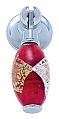 JVJ Hardware Murano 2-1/4" (57mm) Glass Pendant Pull (Polished Chrome/Red with Gold and Silver)