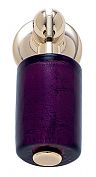 JVJ Hardware Murano 2-3/16" (56mm) Glass Pendant Pull (24kt Gold Plated/Purple)