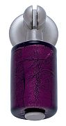 JVJ Hardware Murano 2-3/16" (56mm) Glass Pendant Pull (Satin Nickel/Purple)