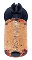 JVJ Hardware Murano 2-3/16" (56mm) Glass Pendant Pull (Oil Rubbed Bronze/Gold)