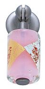 JVJ Hardware Murano 2-3/16" (56mm) Glass Pendant Pull (Satin Nickel/Opaque with Gold and Silver)