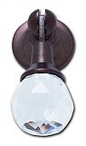 JVJ Hardware Pure Elegance II 2-1/8" (54mm) Crystal Cabinet Pendant Pull (Old World Bronze/Crystal)