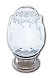 JVJ Hardware Pure Elegance II 1" (25mm) Rose Crystal Cabinet Knob (Polished Nickel/Crystal)