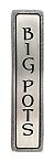 Notting Hill 3" (76mm) Center-to-Center Big Pots Cabinet Pull - (Antique Pewter)