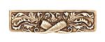 Notting Hill 5" (128mm) Leafy Carrot Cabinet Pull (Antique Brass)