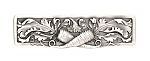 Notting Hill 5" (128mm) Leafy Carrot Cabinet Pull (Antique Pewter)