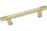 Omnia Elite 4" (102mm) Center-to-Center Cabinet Pull (Satin Brass)