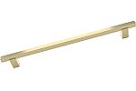 Omnia Elite 10" (254mm) Center-to-Center Cabinet Pull (Satin Brass)