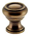 Omnia 1-1/4" (32mm) Traditions Cabinet Knob (Antique Brass)