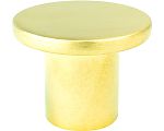 R. Christensen Disc 1-9/32" (33mm) Large Cabinet Knob (Soft Gold)