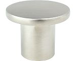 R. Christensen Disc 1-9/32" (33mm) Large Cabinet Knob (Brushed Nickel)