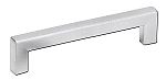 R. Christensen Square 3-3/4" (96mm) Center-to-Center Cabinet Pull (Dull Chrome)