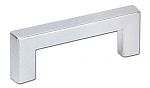 R. Christensen Square 2-1/2" (64mm) Center-to-Center Cabinet Pull (Dull Chrome)