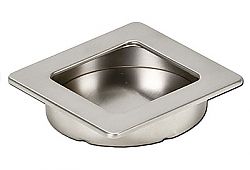 R. Christensen Stylus 2-1/2" (64mm) Recessed Cabinet Pull (Brushed Nickel)