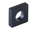 Schaub and Company Cafe 7/8" (22mm) Center-to-Center Modern Oval Slot Cabinet Knob (Matte Black)