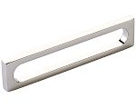 Schaub and Company Cafe 5" (128mm) Center-to-Center Modern Oval Slot Cabinet Pull (Polished Nickel)