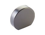 Schaub and Company Cafe 7/8" (22mm) Center-to-Center Modern Oval Cabinet Knob (Gun Metal Grey)