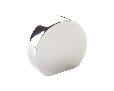 Schaub and Company Cafe 7/8" (22mm) Center-to-Center Modern Oval Cabinet Knob (Polished Nickel)