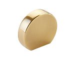 Schaub and Company Cafe 7/8" (22mm) Center-to-Center Modern Oval Cabinet Knob (Vintage Brass)