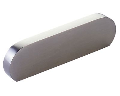 Schaub and Company Cafe 3" (76mm) Center-to-Center Modern Oval Cabinet Pull (Gun Metal)