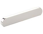 Schaub and Company Cafe 5" (128mm) Center-to-Center Modern Oval Cabinet Pull (Polished Nickel)