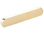 Schaub and Company Cafe 5" (128mm) Center-to-Center Modern Oval Cabinet Pull (Unlacquered Brass)