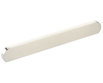 Schaub and Company Cafe 8" (203mm) Center-to-Center Modern Oval Cabinet Pull (Brushed Nickel)