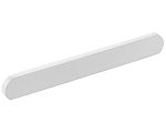 Schaub and Company Cafe 8" (203mm) Center-to-Center Modern Oval Cabinet Pull (Matte White)