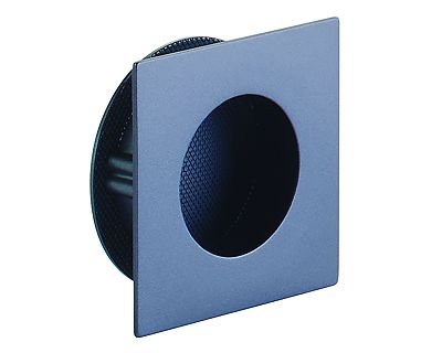 Schaub and Company Urbano 3" (76mm) x 3" (76mm) Square Recessed Pull (Gun Metal)