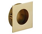 Schaub and Company Urbano 3" (76mm) x 3" (76mm) Square Recessed Pull (Signature Satin Brass)