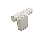 Schaub and Company Aspero 2" (51mm) Cabinet T-Knob (Brushed Nickel)