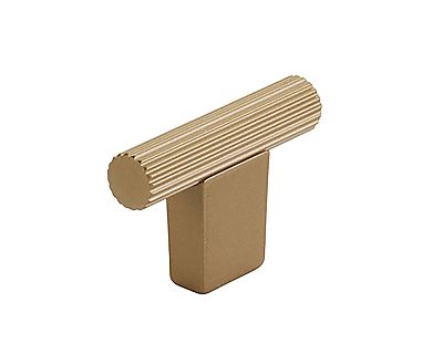 Schaub and Company Aspero 2" (51mm) Cabinet T-Knob (Gold Rande)