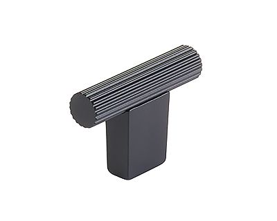 Schaub and Company Aspero 2" (51mm) Cabinet T-Knob (Matte Black)
