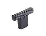 Schaub and Company Aspero 2" (51mm) Cabinet T-Knob (Matte Black)