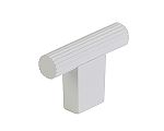 Schaub and Company Aspero 2" (51mm) Cabinet T-Knob (Matte White)