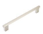 Schaub and Company Aspero 8" (203mm) Center-to-Center Cabinet Pull (Brushed Nickel)