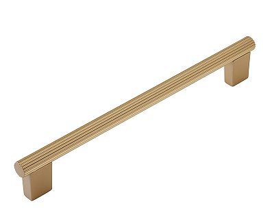 Schaub and Company Aspero 8" (203mm) Center-to-Center Cabinet Pull (Gold Rande)