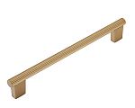Schaub and Company Aspero 8" (203mm) Center-to-Center Cabinet Pull (Gold Rande)