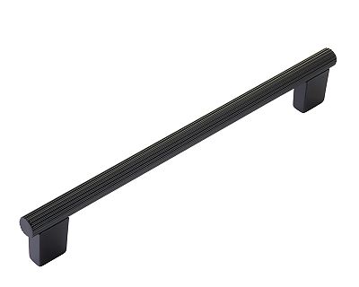 Schaub and Company Aspero 8" (203mm) Center-to-Center Cabinet Pull (Matte Black)
