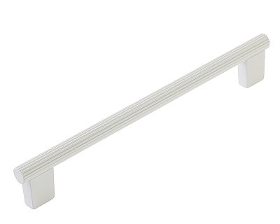 Schaub and Company Aspero 8" (203mm) Center-to-Center Cabinet Pull (Matte White)
