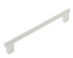 Schaub and Company Aspero 8" (203mm) Center-to-Center Cabinet Pull (Matte White)