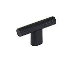 Schaub and Company Monza 2" (51mm) Cabinet T-Knob (Matte Black)