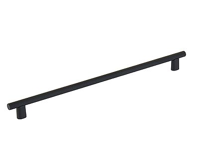 Schaub and Company Monza 12" (305mm) Center-to-Center Cabinet Pull (Matte Black)