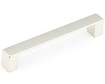 Schaub and Company Italian Designs Classico 5" (128mm) Center-to-Center Cabinet Pull (Smooth Satin Nickel)