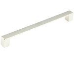 Schaub and Company Italian Designs Classico 7-9/16" (192mm) Center-to-Center Cabinet Pull (Smooth Satin Nickel)