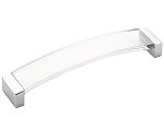 Schaub and Company Positano 8-13/16" (224mm) Center-to-Center Cabinet Pull (Polished Chrome/Clear)
