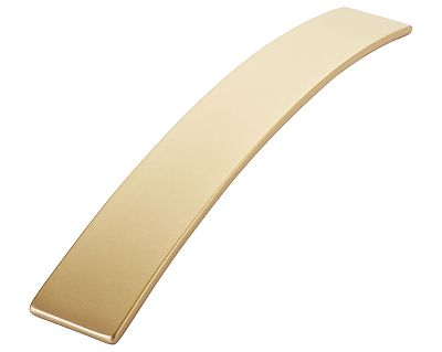 Schaub and Company Armadio 6-5/16" (160mm) Center-to-Center and 7-1/2" (191mm) Center-to-Center Arched Cabinet Pull (Signature Satin Brass)