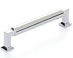 Schaub and Company Haniburton 5" (128mm) Center-to-Center Cabinet Pull (Polished Chrome)
